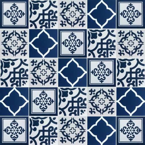 Encaustic Mixed Set 1 Encaustic Exotic Tiles